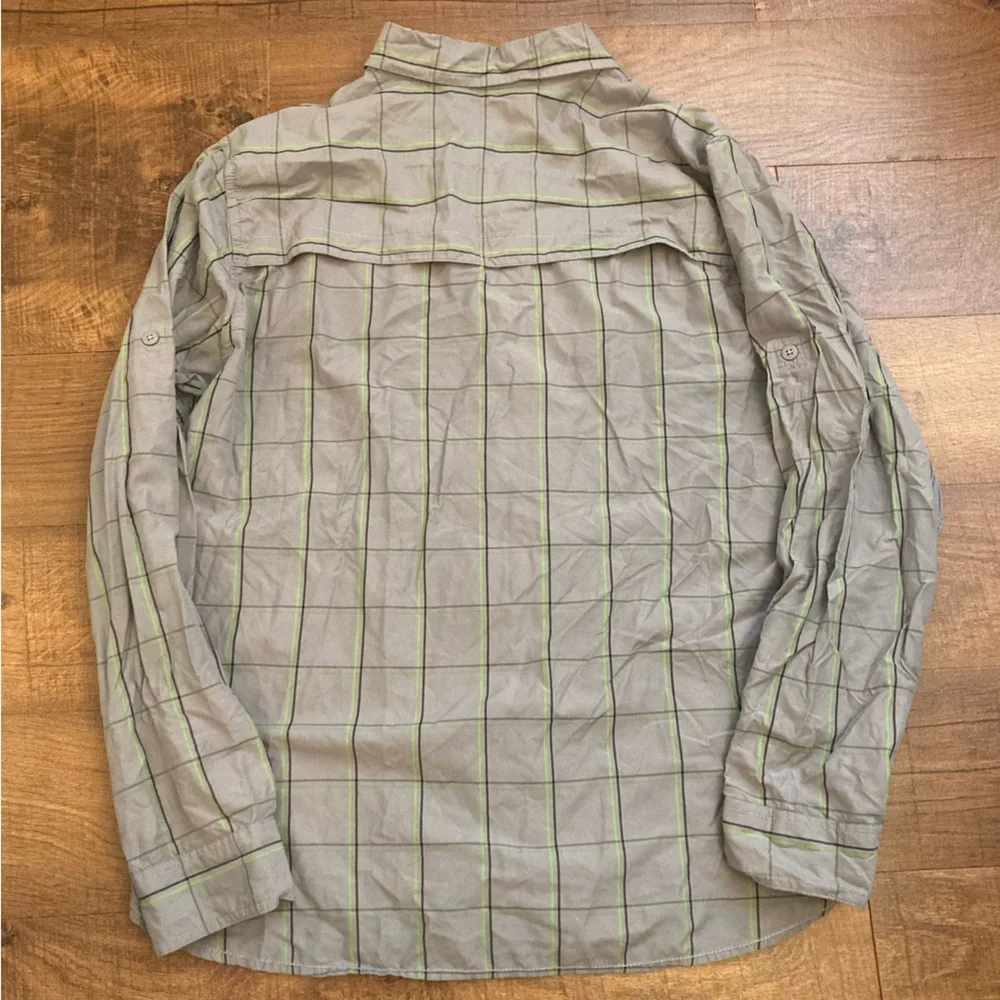 The North Face Button Down Long Sleeve Shirt Fishing Hiking Workwear Men’s L